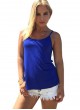 Casual Tank Top with Crisscross Strap Detail in Back